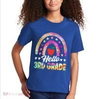 Hello Third Grade Back To School 3Rd Grade Squad Teacher Gift Kids T-Shirt thumb 2