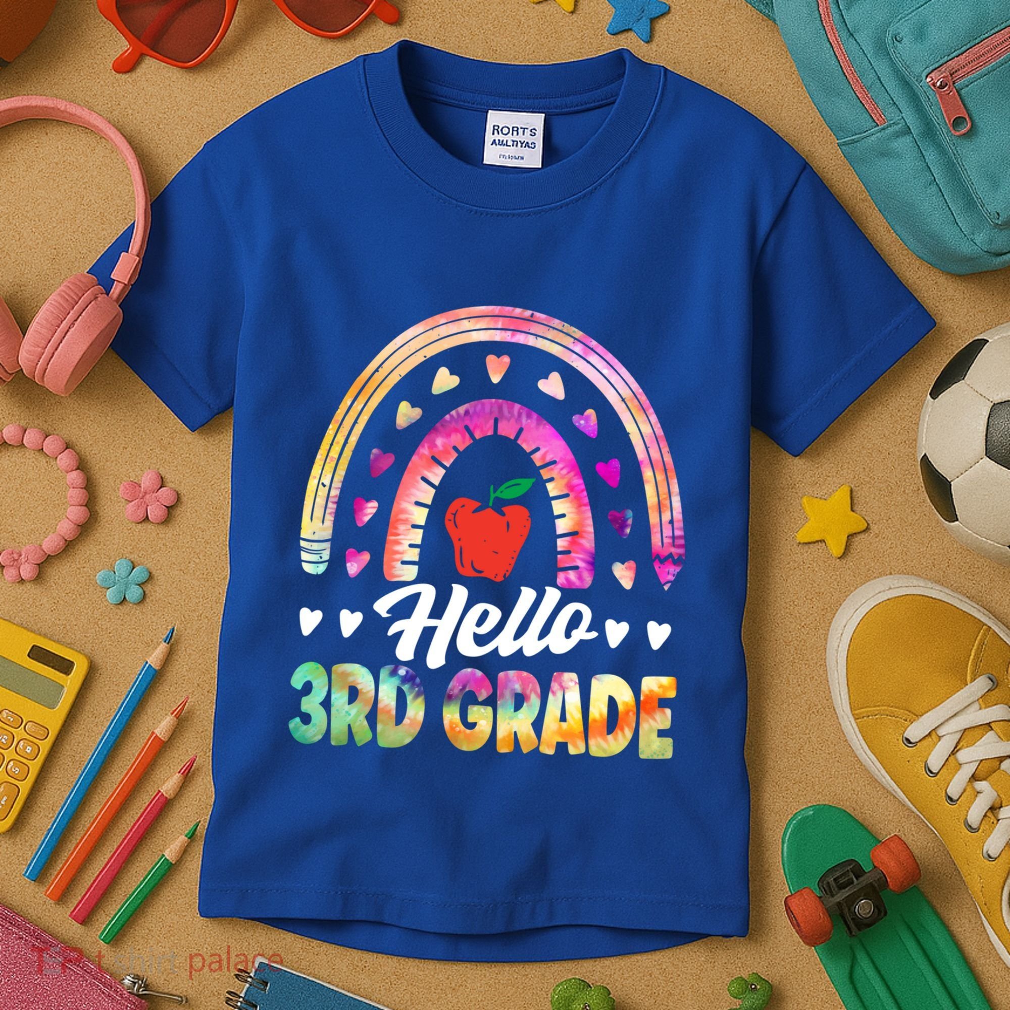 Hello Third Grade Back To School 3Rd Grade Squad Teacher Gift Kids T-Shirt