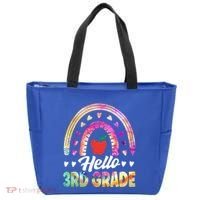 Hello Third Grade Back To School 3Rd Grade Squad Teacher Gift Tote Bag thumb 0