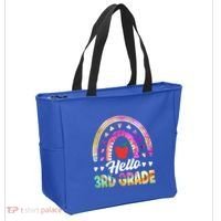 Hello Third Grade Back To School 3Rd Grade Squad Teacher Gift Tote Bag thumb 2