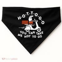 Hot To Go Pizza You Can Take Me Hot To Go USA-Made Doggie Bandana thumb 0