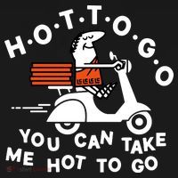 Hot To Go Pizza You Can Take Me Hot To Go Bucket Hat thumb 4