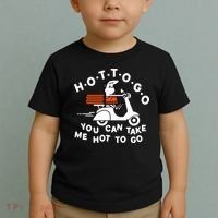 Hot To Go Pizza You Can Take Me Hot To Go Toddler T-Shirt thumb 2