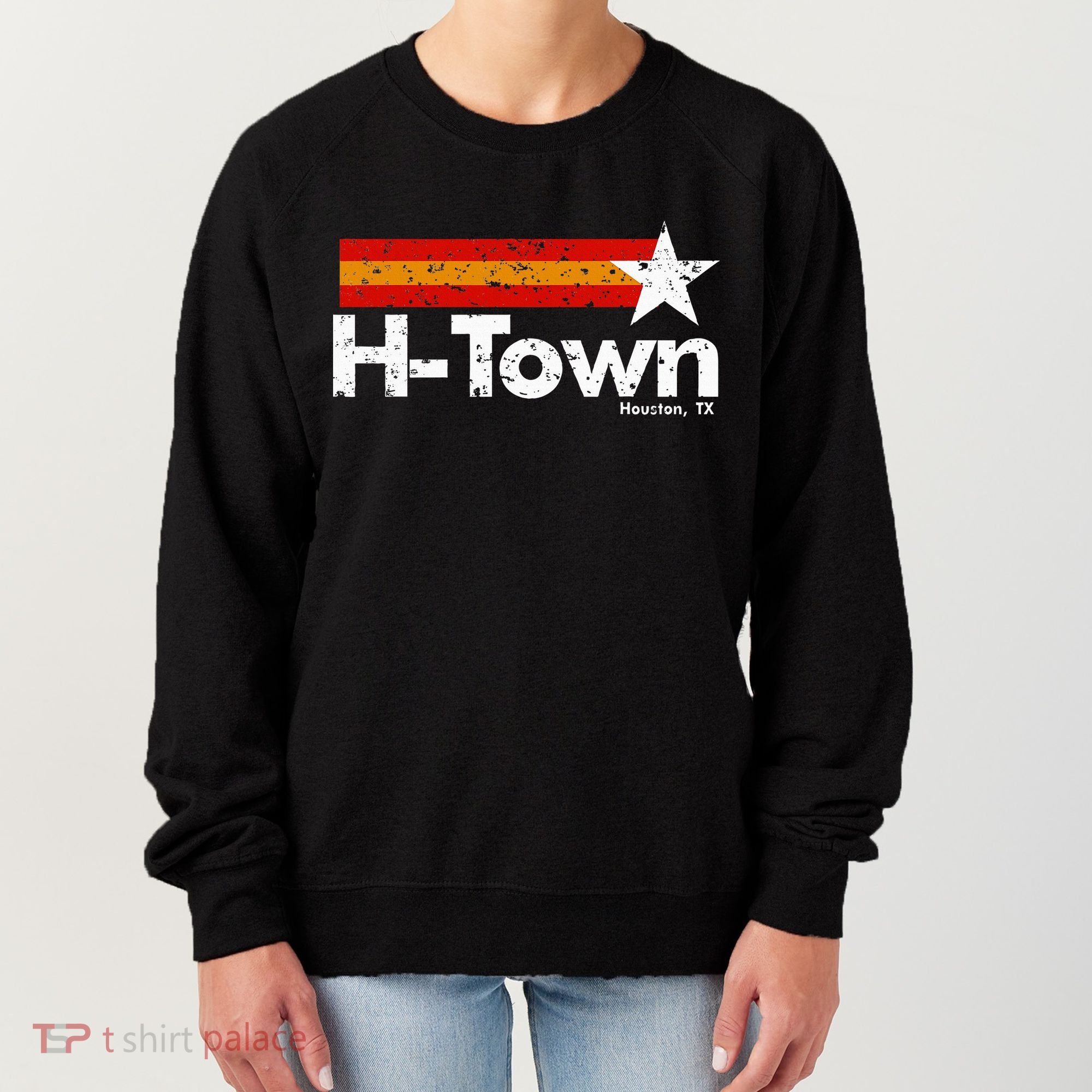 H Town Houston Texas Women's Sweatshirt