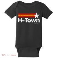 H Town Houston Texas Baby Bodysuit thumb 0