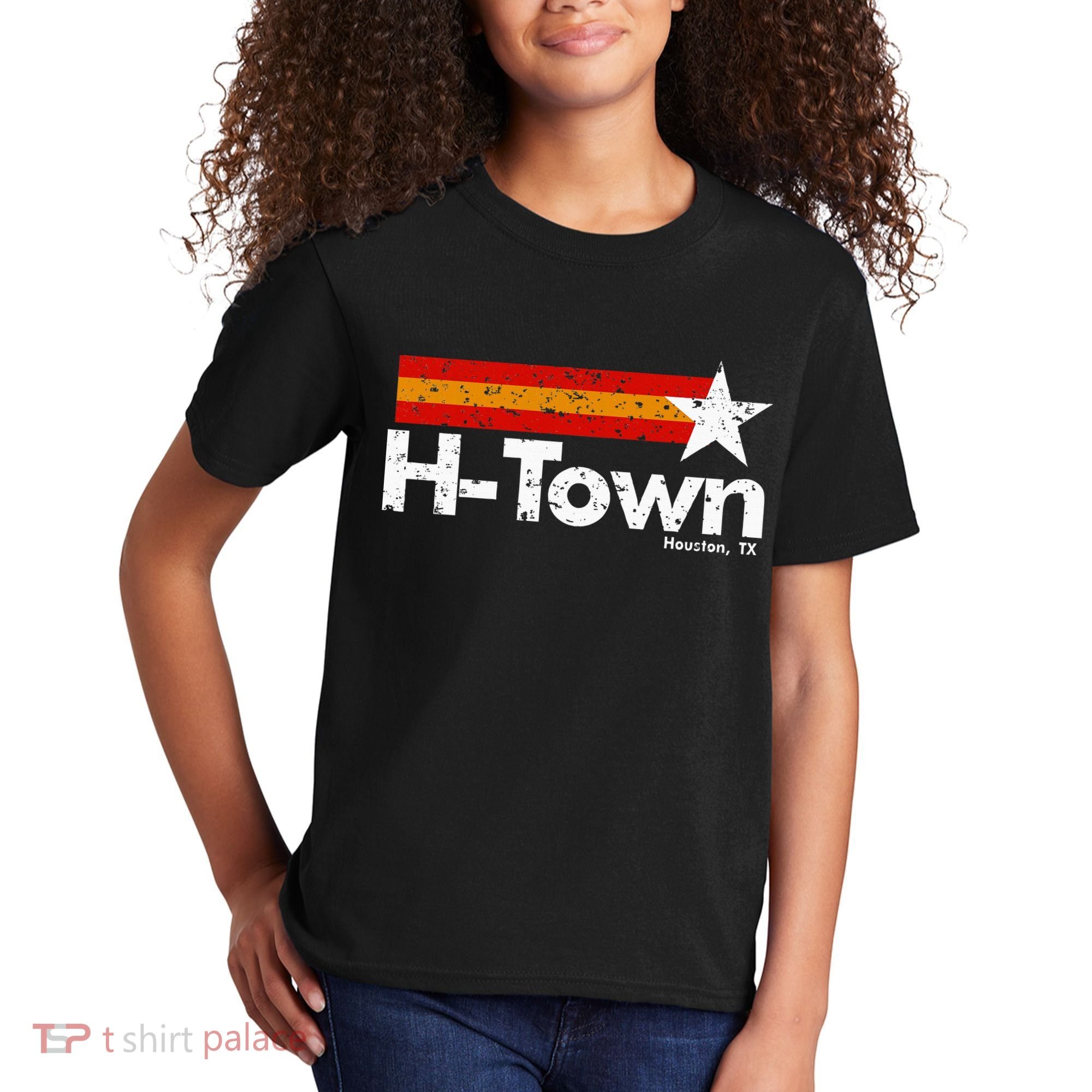 H Town Houston Texas Kids T-Shirt