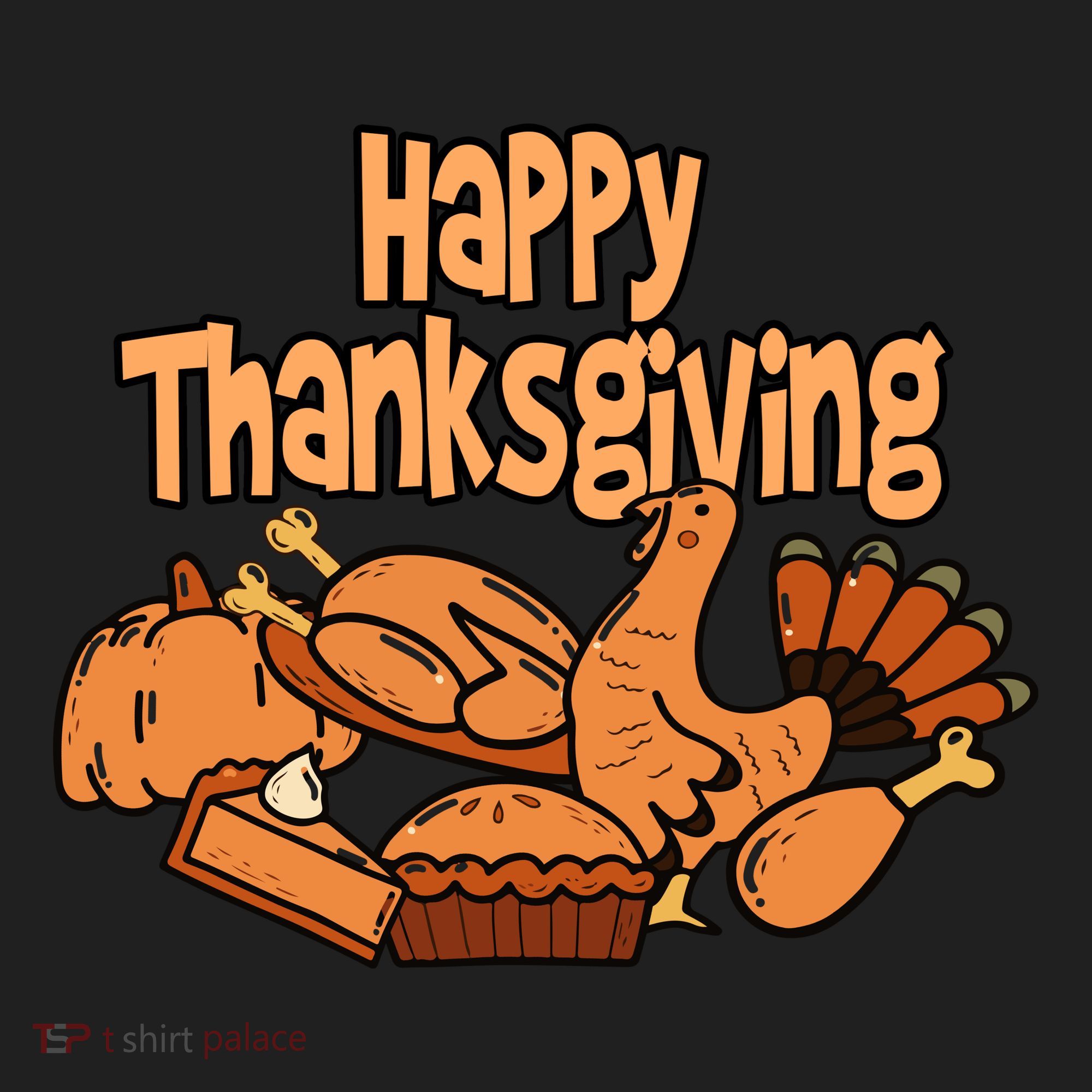 Happy Thanksgiving Holiday Festive Turkey Women's Sweatshirt