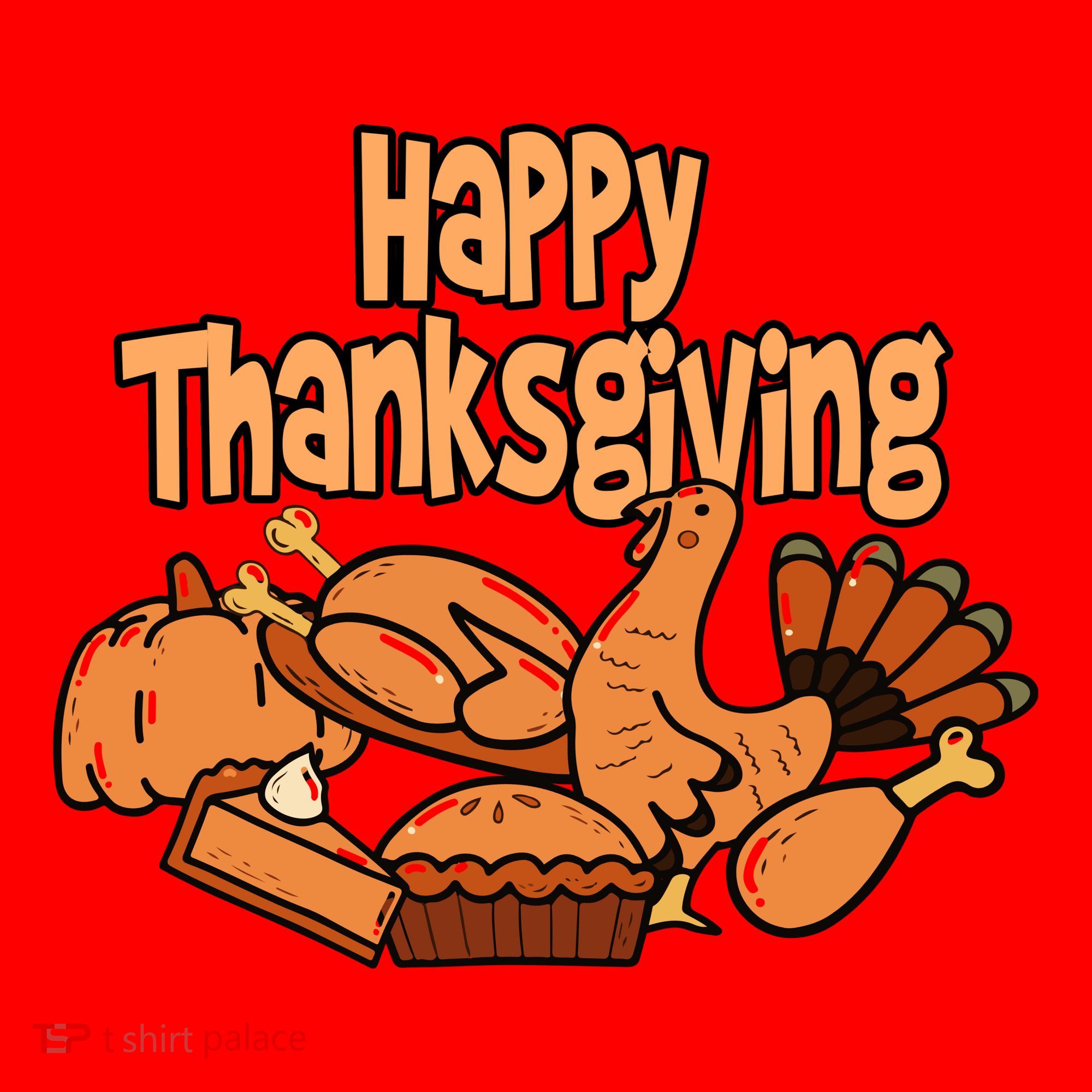 Happy Thanksgiving Holiday Festive Turkey Santa Hat
