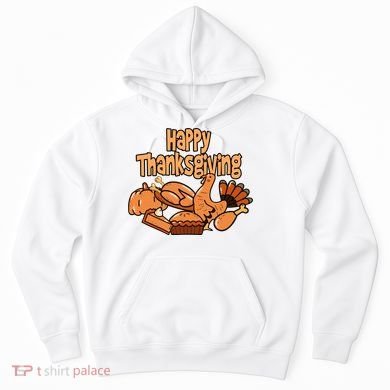 Happy Thanksgiving Holiday Festive Turkey Hoodie