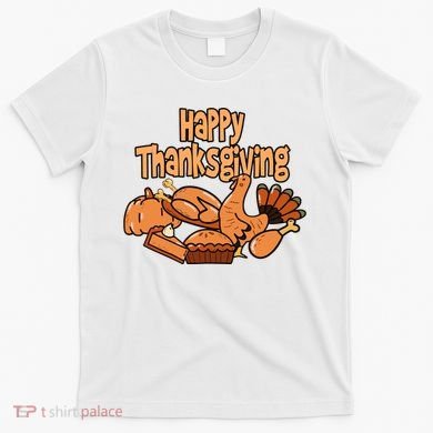 Happy Thanksgiving Holiday Festive Turkey T-Shirt