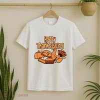 Happy Thanksgiving Holiday Festive Turkey T-Shirt thumb 2