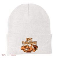 Happy Thanksgiving Holiday Festive Turkey Beanie thumb 0
