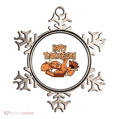 Happy Thanksgiving Holiday Festive Turkey Ornament