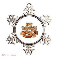 Happy Thanksgiving Holiday Festive Turkey Ornament thumb 0