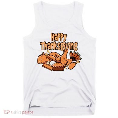 Happy Thanksgiving Holiday Festive Turkey Tank Top