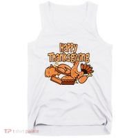 Happy Thanksgiving Holiday Festive Turkey Tank Top thumb 0