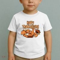 Happy Thanksgiving Holiday Festive Turkey Toddler T-Shirt thumb 2