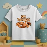Happy Thanksgiving Holiday Festive Turkey Toddler T-Shirt thumb 3