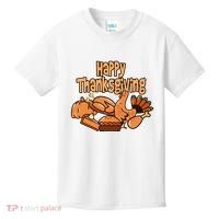 Happy Thanksgiving Holiday Festive Turkey Kids T-Shirt thumb 0