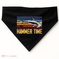 Hammer Time Hammerhead Shark Marine Biology Animal USA-Made Doggie Bandana thumb 0