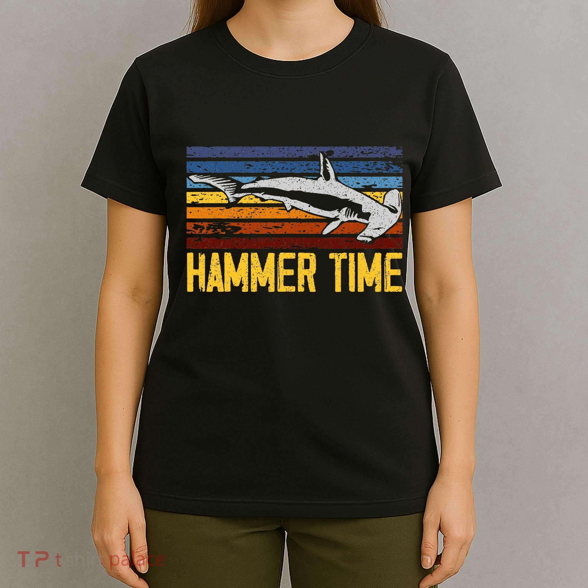 Hammer Time Hammerhead Shark Marine Biology Animal T-Shirt
