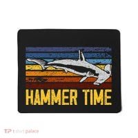 Hammer Time Hammerhead Shark Marine Biology Animal Mousepad thumb 0