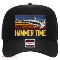 Hammer Time Hammerhead Shark Marine Biology Animal Hat thumb 0