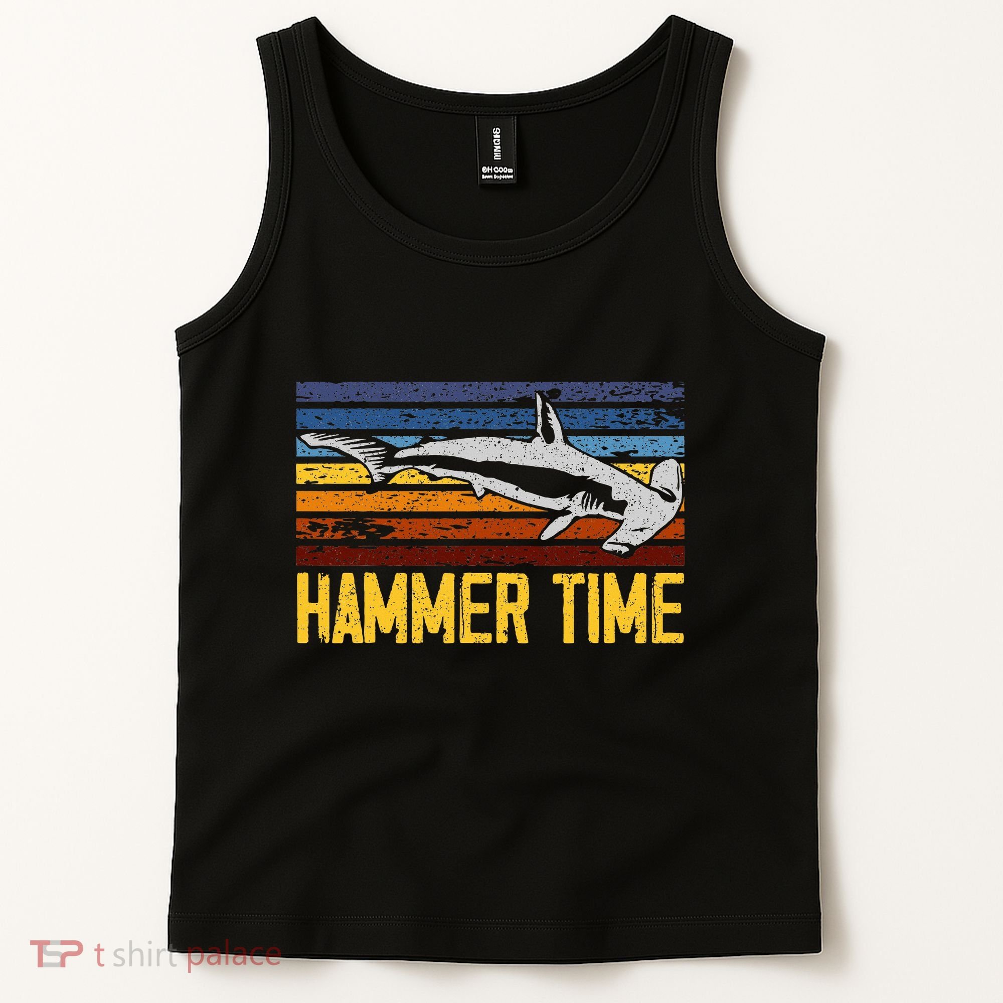 Hammer Time Hammerhead Shark Marine Biology Animal Tank Top