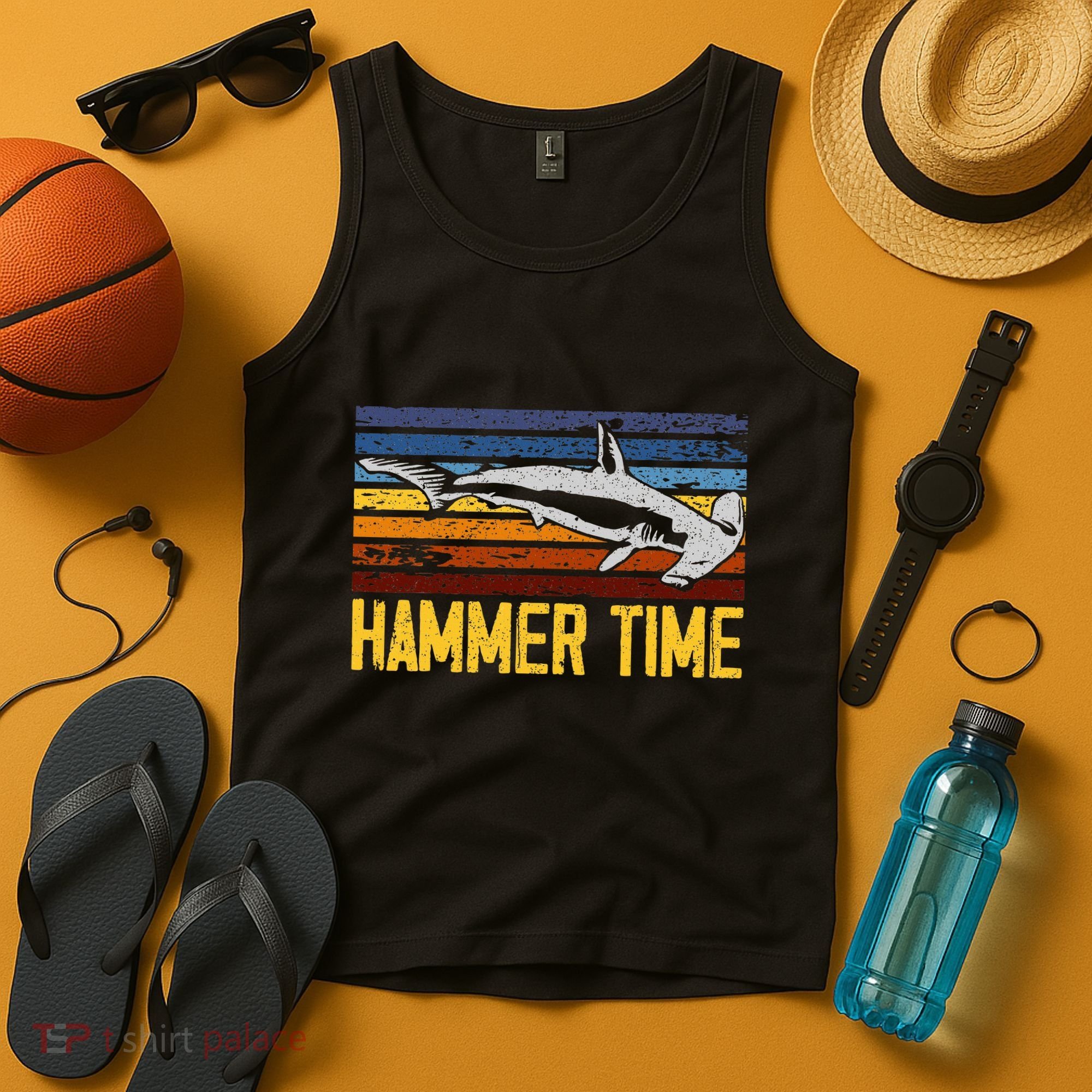 Hammer Time Hammerhead Shark Marine Biology Animal Tank Top