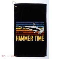 Hammer Time Hammerhead Shark Marine Biology Animal Golf Towel thumb 0