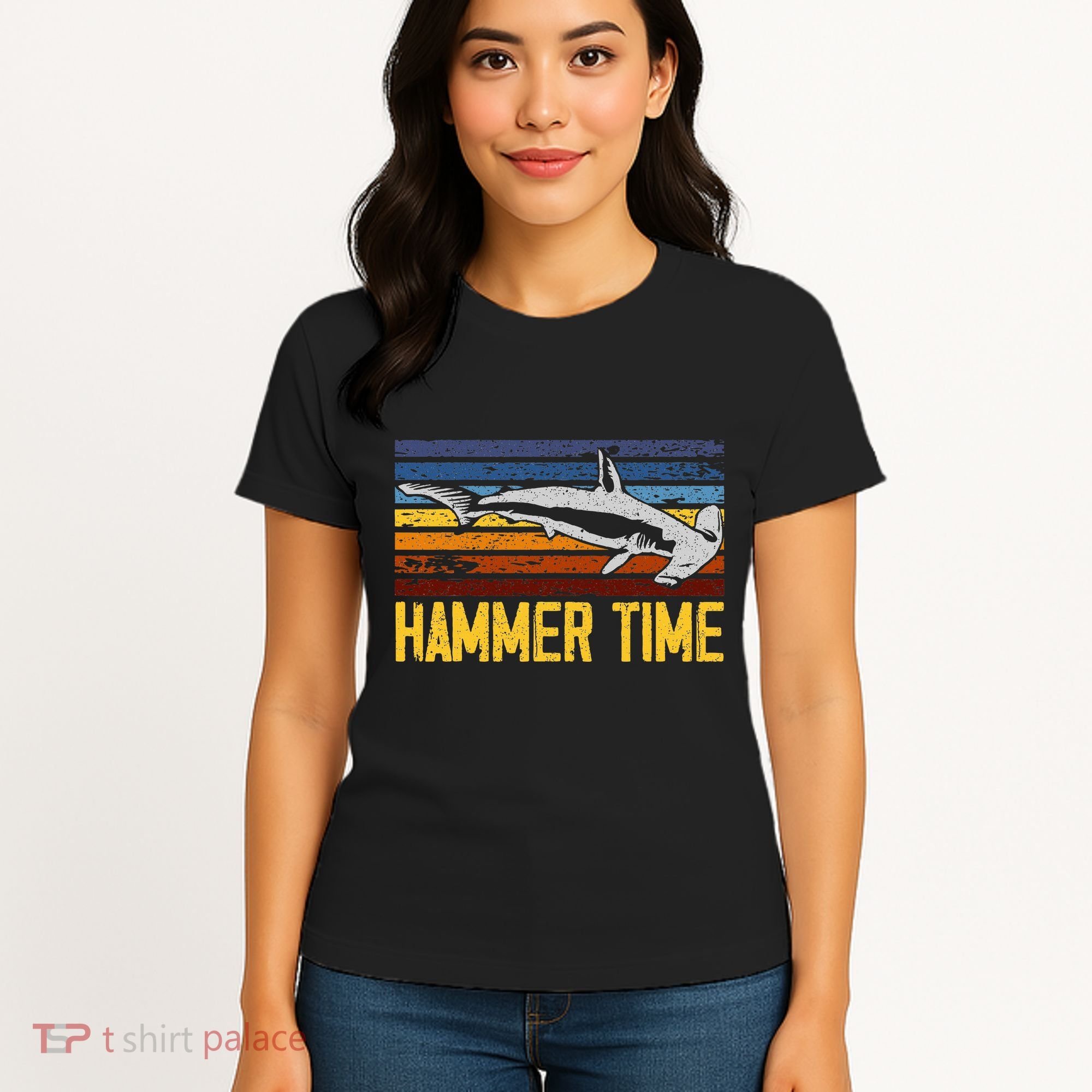 Hammer Time Hammerhead Shark Marine Biology Animal Women's T-Shirt