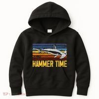 Hammer Time Hammerhead Shark Marine Biology Animal Kids Hoodie thumb 0