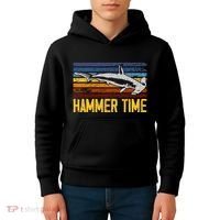 Hammer Time Hammerhead Shark Marine Biology Animal Kids Hoodie thumb 4