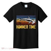 Hammer Time Hammerhead Shark Marine Biology Animal Kids T-Shirt thumb 0