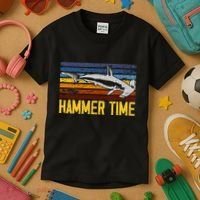 Hammer Time Hammerhead Shark Marine Biology Animal Kids T-Shirt thumb 3