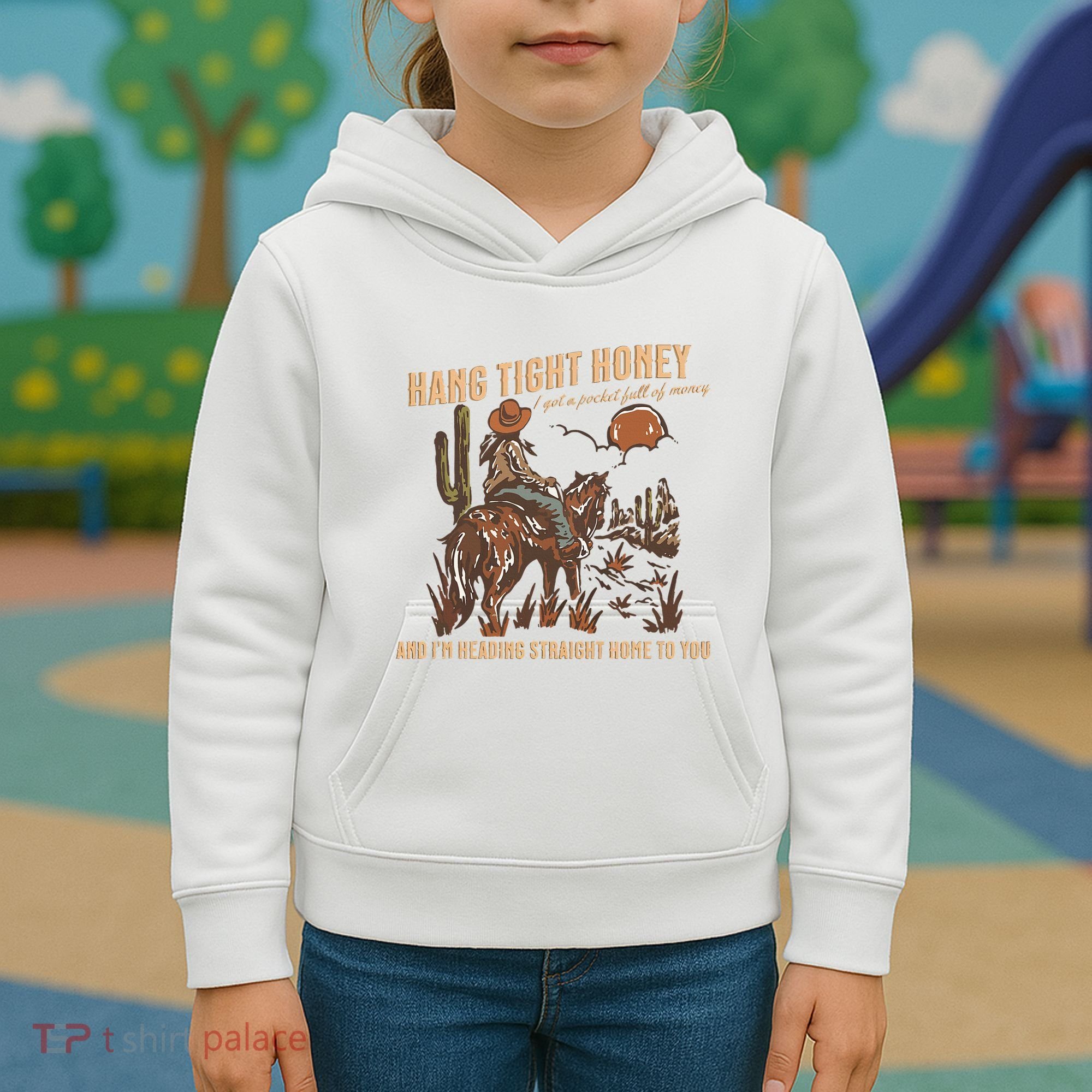 Hang Tight Honey Kids Hoodie