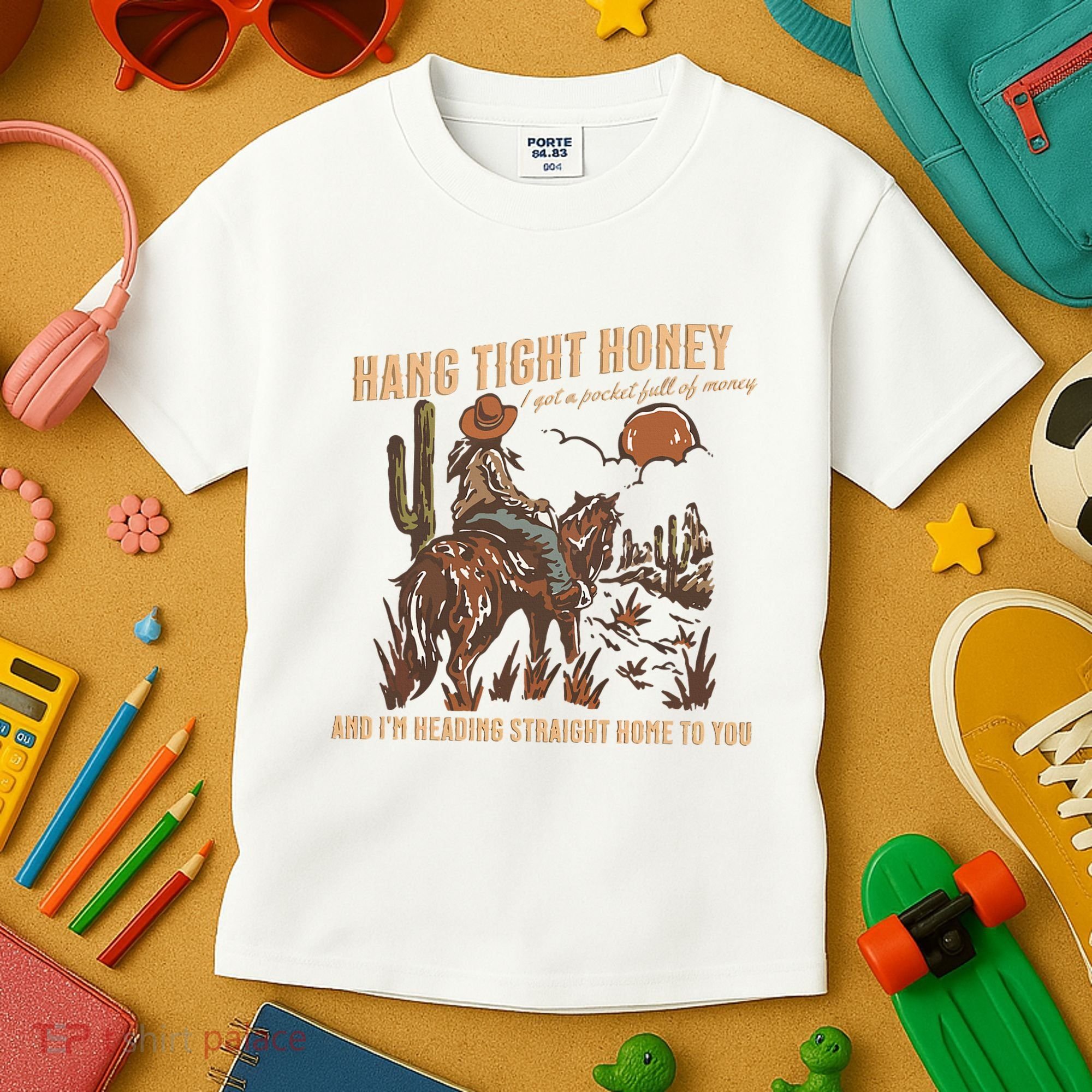 Hang Tight Honey Kids T-Shirt