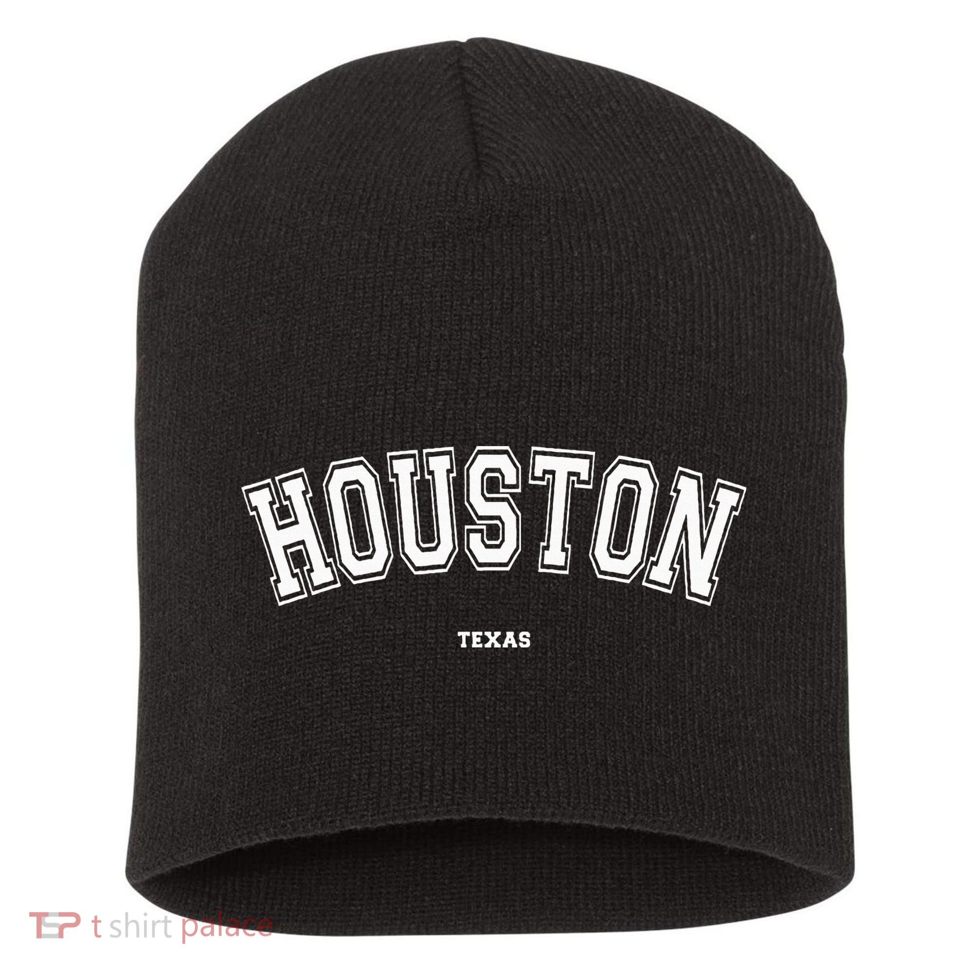 Houston Texas Short Acrylic Beanie