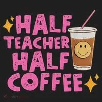 Half Teacher Half Coffee Women's Sweatshirt thumb 2
