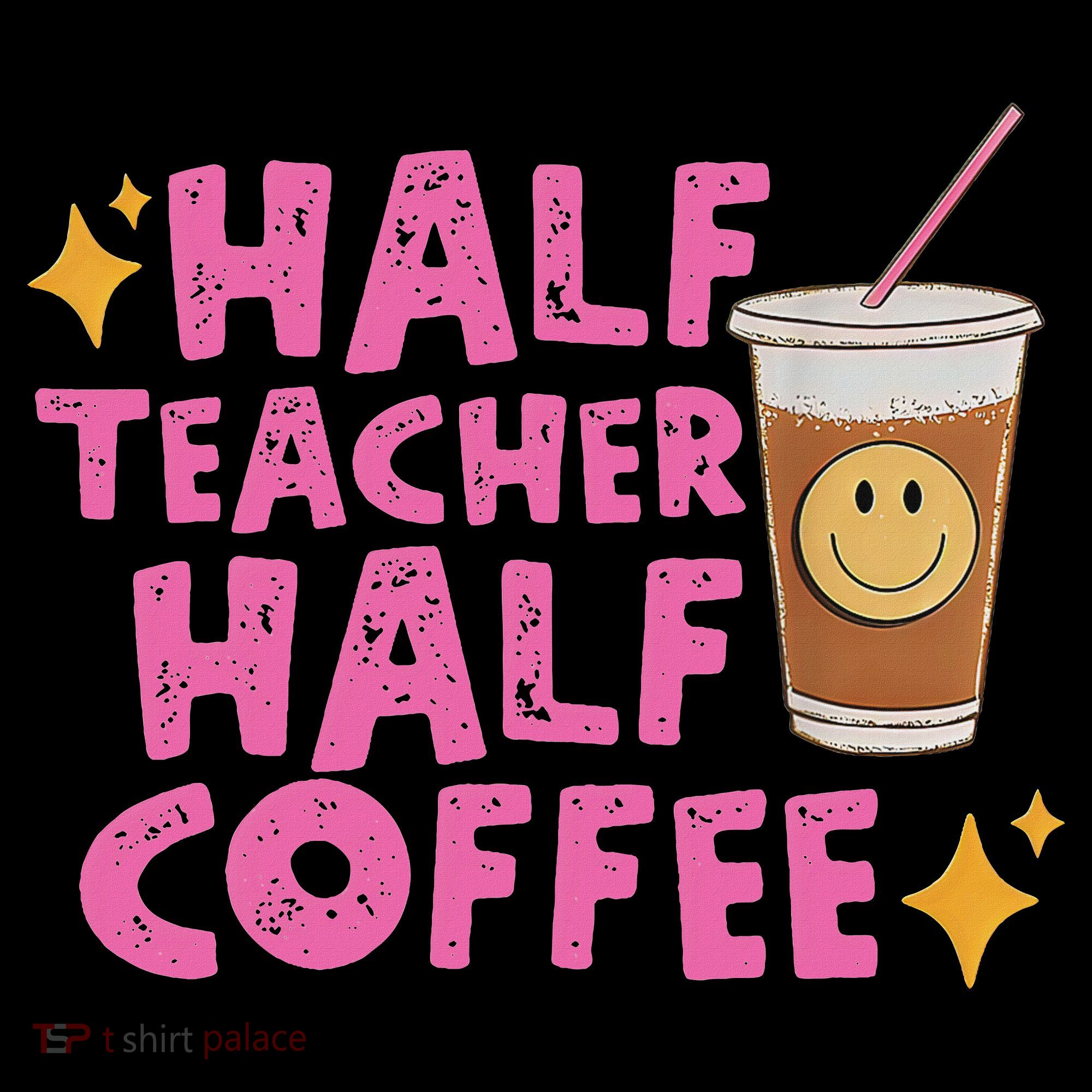 Half Teacher Half Coffee Hoodie