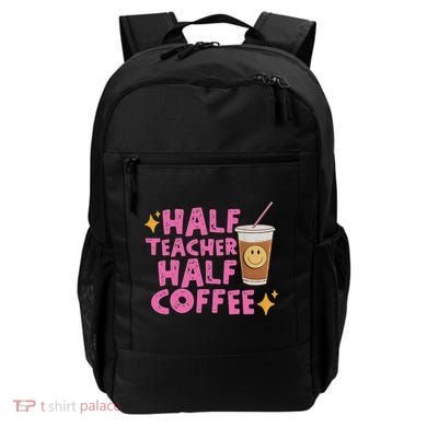 Half Teacher Half Coffee Backpack