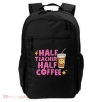 Half Teacher Half Coffee Backpack thumb 0