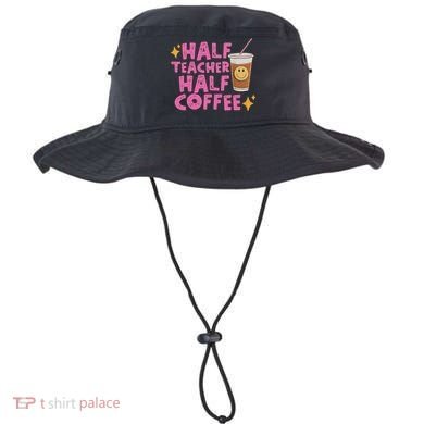 Half Teacher Half Coffee Bucket Hat