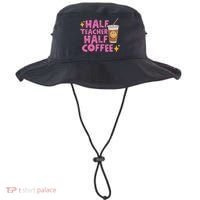 Half Teacher Half Coffee Bucket Hat thumb 0