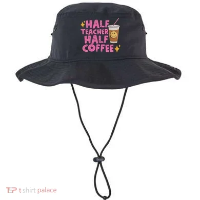 Half Teacher Half Coffee Bucket Hat