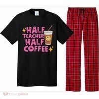 Half Teacher Half Coffee Pajama Set thumb 0