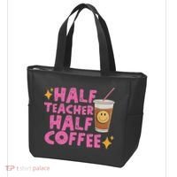 Half Teacher Half Coffee Tote Bag thumb 3