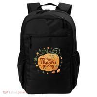 Happy Thanksgiving Holiday Pumpkin Autumn Backpack thumb 0