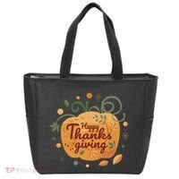 Happy Thanksgiving Holiday Pumpkin Autumn Tote Bag thumb 0