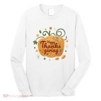 Happy Thanksgiving Holiday Pumpkin Autumn Long Sleeve Shirt thumb 0